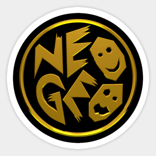 Neo Geo Gold Sticker